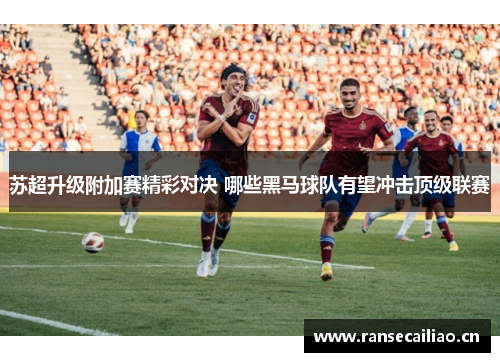 苏超升级附加赛精彩对决 哪些黑马球队有望冲击顶级联赛